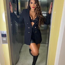 ``I missed the last train...I'll let you stay overnight as a friend of mine.'' When she takes off her suit, she has amazing boobs and a shy appearance.