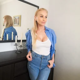 Touching the pussy through stockings makes it soaked