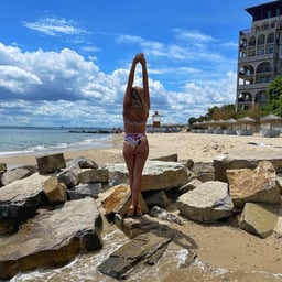 After having sex with my lover for a while, the man asked me whether it was more comfortable for him or me. She shyly said it was you.