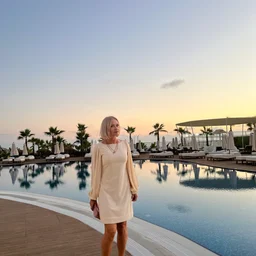 Beautiful face, clean pink pussy without condom...