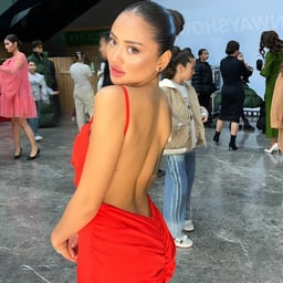 The slutty girl's first time having both holes penetrated was so exciting that she rolled her eyes!