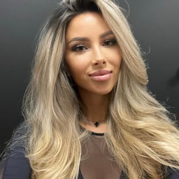 Stalking a serious looking girl in uniform